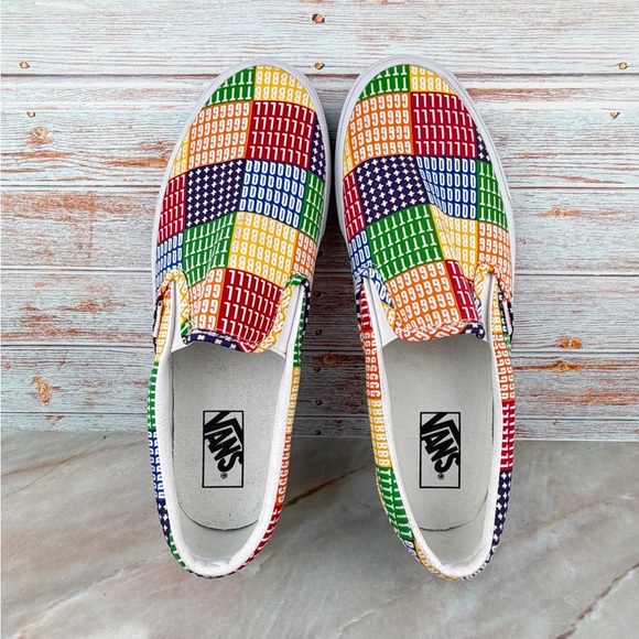 Vans Multicolor Pride Slip-On Shoes main image 4